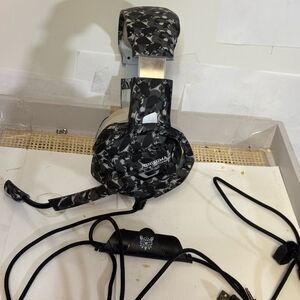 ONIKUMA K5 Black Camouflage Headphones good condition